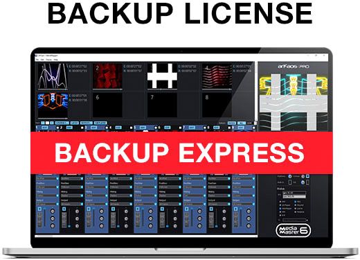 Arkaos MediaMaster Express 6 Lizenz für Videosteuerungssoftware-Backup