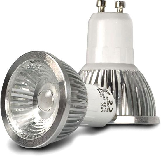 ISOLED GU10 LED Strahler 5,5W COB, 70°, warmweiß, dimmbar