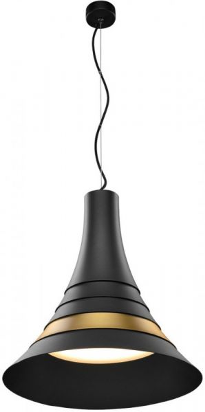 SLV BATO 45 PD, LED Indoor Pendelleuchte, schwarz/messing, LED, 2700K