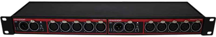 Swisson XSR-5R-3R (Rack), DMX-Splitter