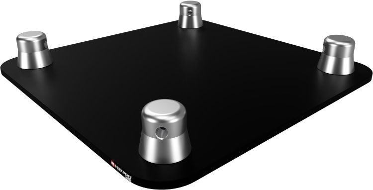 Naxpro-Truss FD 24 Bodenplatte RAL9005 - Schwarz - Seidenmatt