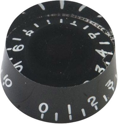 DIMAVERY Poti LP-Style Speedknopf, schwarz