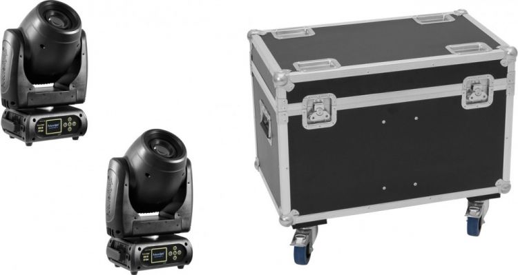 EUROLITE Set 2x DMH-80 LED Spot + Case