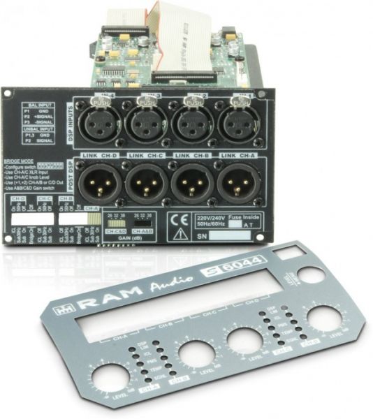 Ram Audio DSP 44 S DSP Modul für 4-kanalige Endstufen der S-Serie