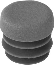 Riggatec Endkappe verkehrsgrau für 16 x 0,8 - 2 mm Rohr Rund