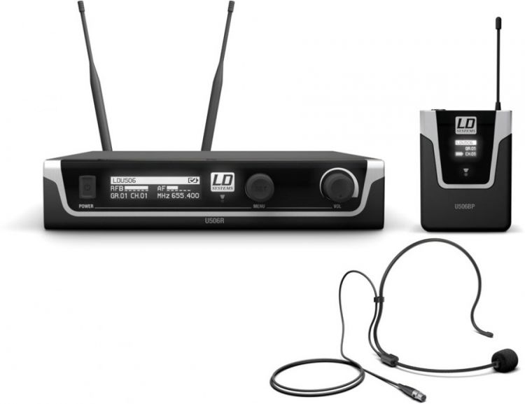 LD Systems U506 BPH Funkmikrofon System mit Bodypack und Headset