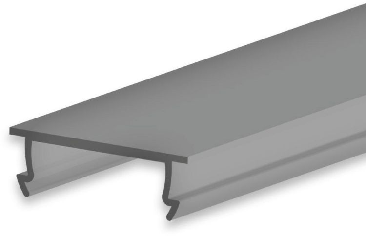 ISOLED Abdeckung COVER48 schwarz/matt 300cm für Profil PURE12/PURE14/STAIRS13
