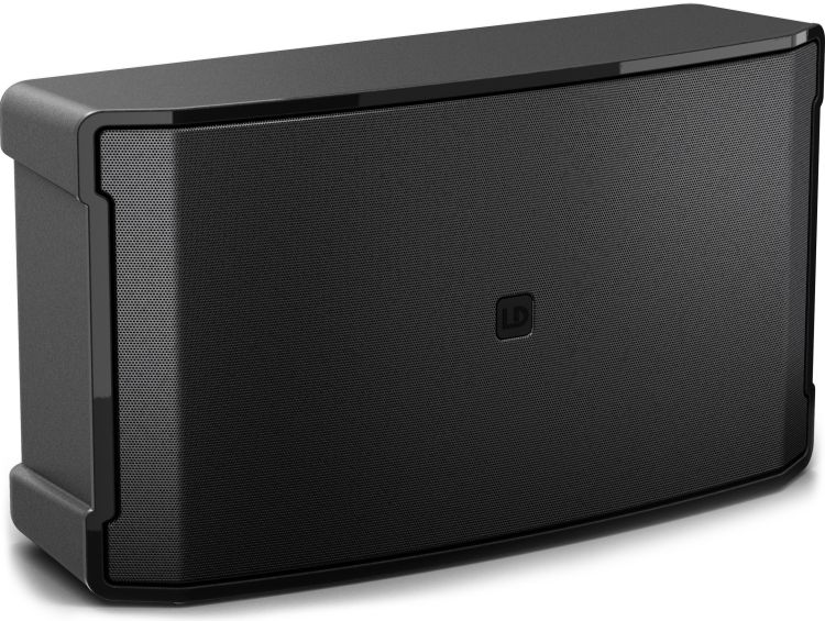 LD Systems DQOR® SUB 8 D - Aktiver Dante Indoor/Outdoor-Installations-Subwoofer, schwarz
