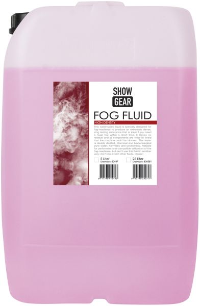 Fog Fluid 25 Liter, High Density