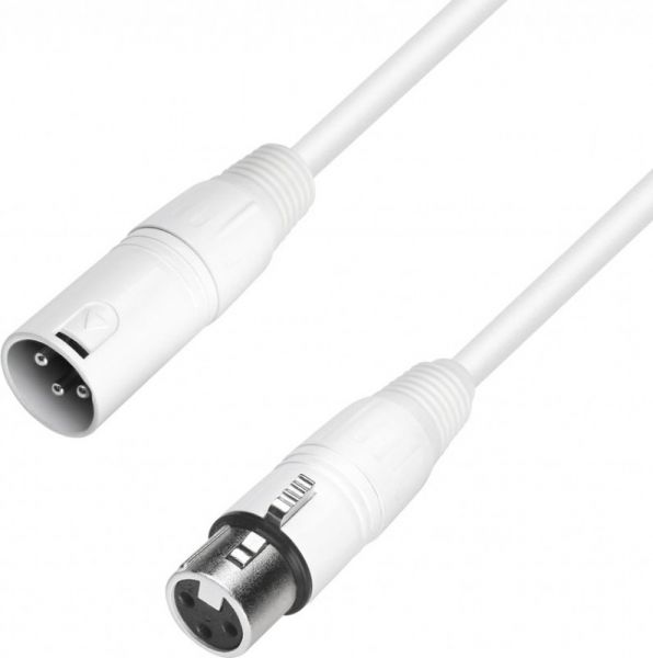 Adam Hall Cables K4 MMF 1500 SNOW Mikrofonkabel XLR male auf XLR female 15