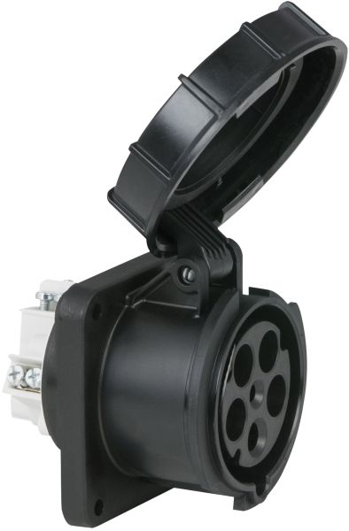 PCE CEE 63A 400V 5p Sockel weiblich - Schwarz, IP67