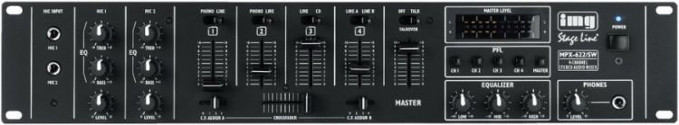 IMG STAGE LINE MPX-622/SW Stereo-Mischpult