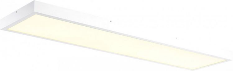 SLV PANEL 1200x300mm LED Indoor Deckenaufbauleuchte, 4000K, weiß