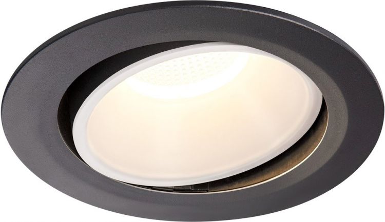 SLV NUMINOS® MOVE DL XL, Indoor, luminaria empotrada de techo led negro/blanco 4000 K 20°