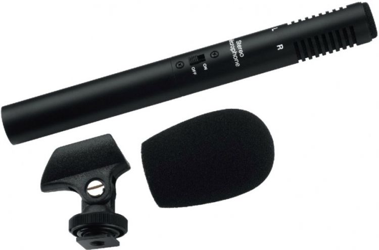 MONACOR ECM-600ST Stereo-Elektret-Mikrofon