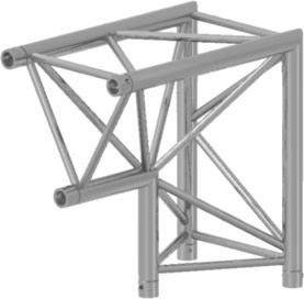 Prolyte H40D-C007 3-Punkt 2-Weg Winkel 90° Spitze unten