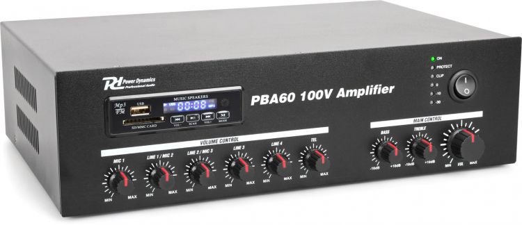 Power Dynamics PBA60 100V-Verstärker 60W