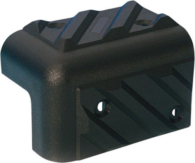 Adam Hall Hardware 4013 Boxenecke Kunststoff stapelbar schwarz