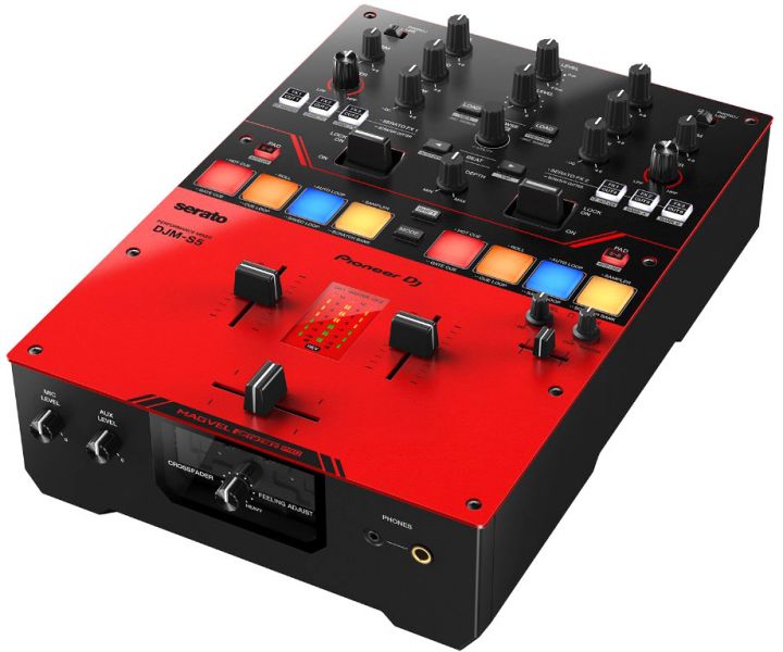 Pioneer DJ DJM-S5 2-Kanal DJ-Mixer im Scratch-Style