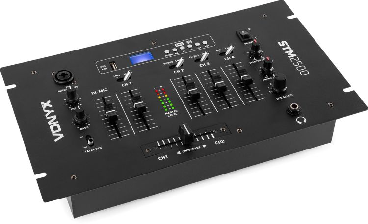 Vonyx STM2500 5-Kanal-Mischpult USB/MP3 mit BT -B-Stock-