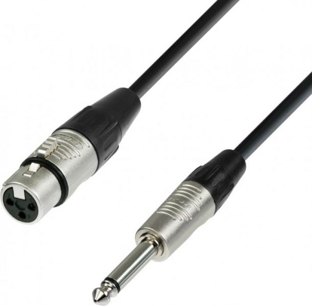 Adam Hall Cables K4 MFP 0300 Mikrofonkabel REAN XLR female auf 6,3 mm Klin