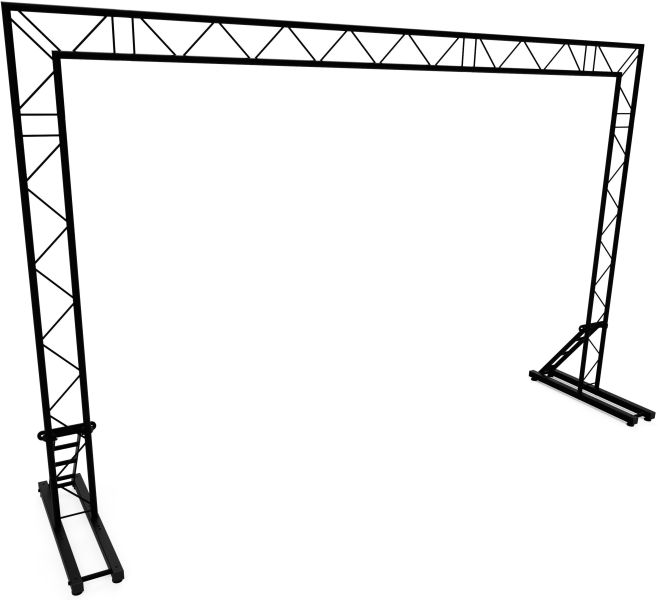 Naxpro-Truss FD22H Traversen Torbogen schwarz 4,00 x 2,57 m (BxH)