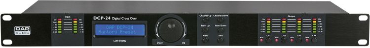 DAP-Audio DCP-24 MKII Digital Cross Over 2-in, 4-out