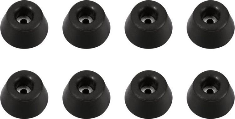 Adam Hall Hardware 4901 M 8 AH 8er Set Gummifuß 30 x 15 mm im Beutel