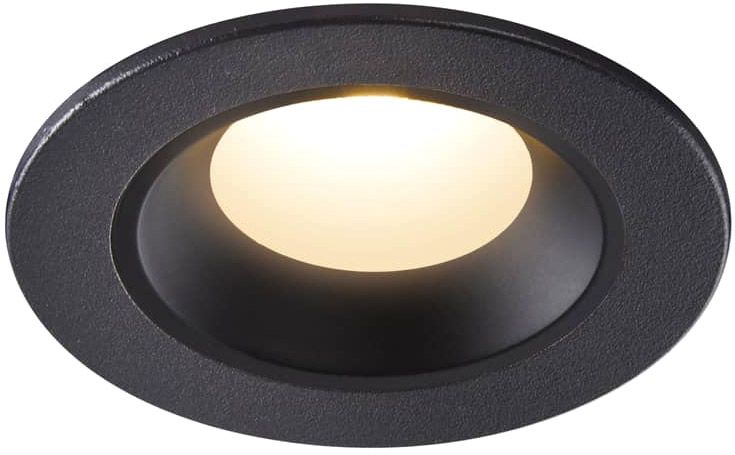 SLV NUMINOS® XS, Deckeneinbauleuchte schwarz 3000K 20°