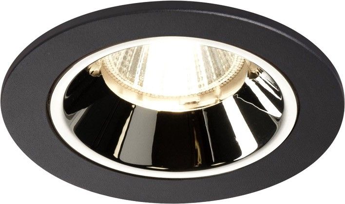 SLV NUMINOS, encastré de plafond intérieur, 40°, noir/chrome, LED, 4000K
