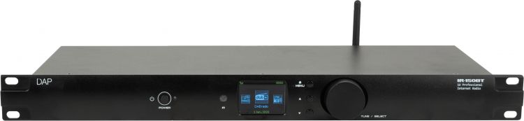 DAP-Audio IR-150BT Media Player 1HE Internetradio mit WLAN, DAB+ und drahtlosem Audio