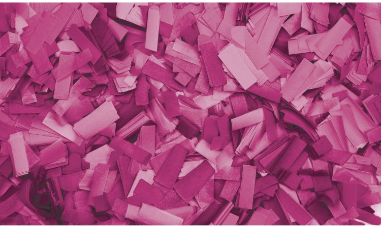Showtec Show Konfetti Rechteckig 55 x 17mm Pink, 1 kg