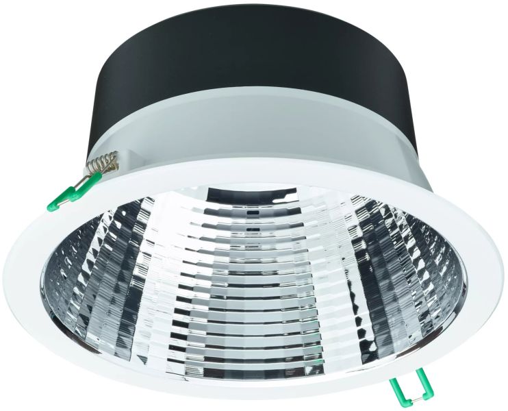 PHILIPS CoreLine Downlight gen5, 20,5 W, D200 mm, 2250 lm, 3000 K, DALI, UGR19, Facettiert