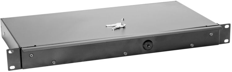 OMNITRONIC Rackschublade KE-1 Rackschublade mit Schloss 1HE