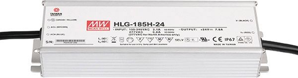 LED Power Supply IP67 24V 185W HLG-185H-24