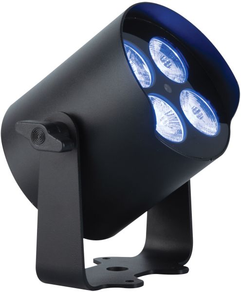 SHOWTEC EventLITE 4/8 Mini Q6 IP65 Mobiler Scheinwerfer – schwarz -B-Stock-