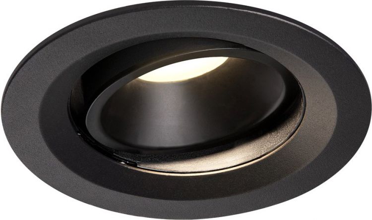 SLV NUMINOS, encastré de plafond intérieur, 20°, noir, LED, 4000K, orientable