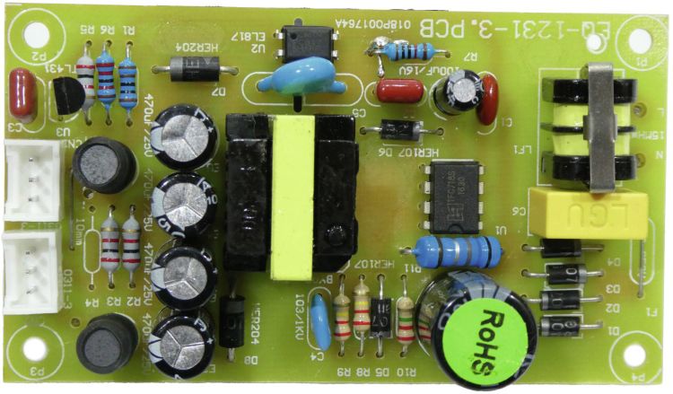 Platine (Netzteil) 15-0-15V GEQ-2310 Equalizer (EQ-1231-3.PCB)