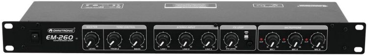 OMNITRONIC EM-260B Entertainment-Mixer