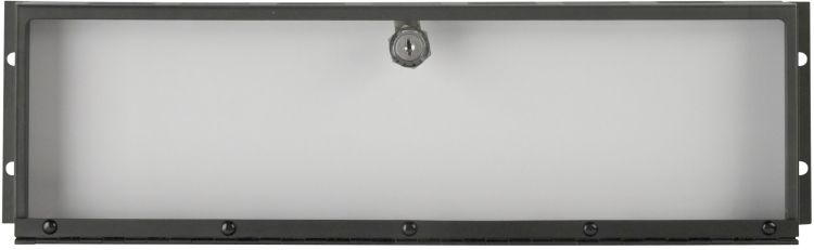 DAP Schutzblende mit Schloß 19"/3U
