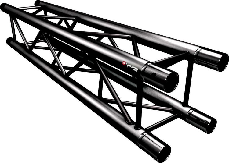 Naxpro-Truss FD 14 Strecke 50 cm RAL9005 - Schwarz - Seidenmatt