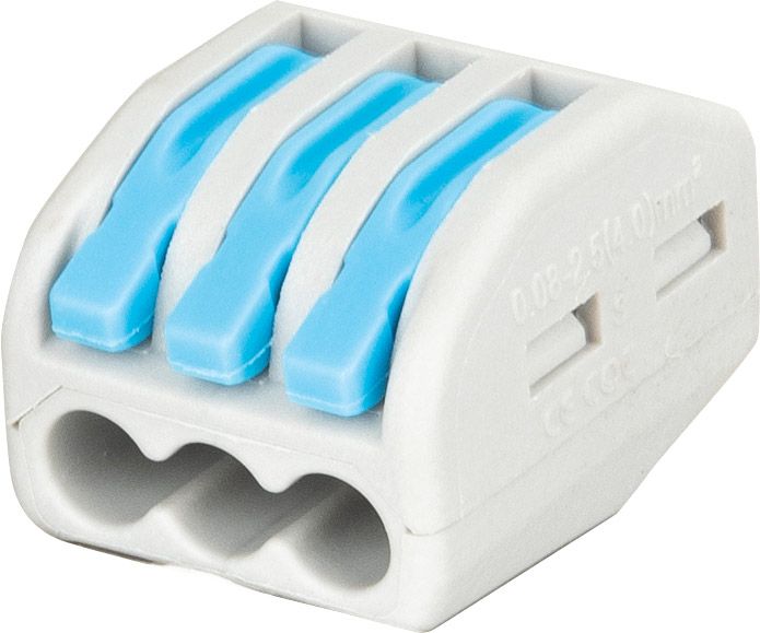 Showgear Cable Terminal - 3-way Farbcodierung - Blau