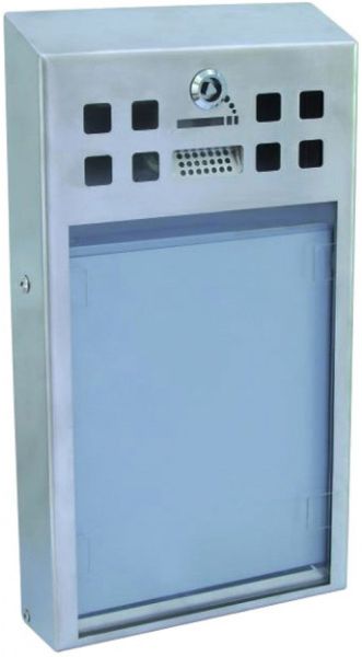 EUROPALMS Aschenbecher WINDOW, Edelstahl