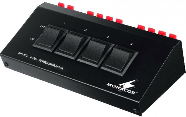 MONACOR SPS-40S Lautsprecher-Schaltpult