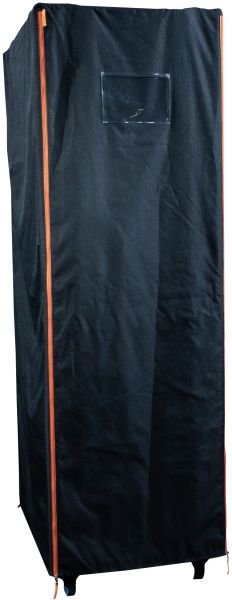 Wentex P&D Trolley-Abdeckung für Pipe & Drape Transportwagen - schwarz/orange