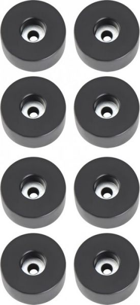 Adam Hall Hardware 4909 M8 AH 8er Set Gummifuß 38 x 20 mm im Beutel