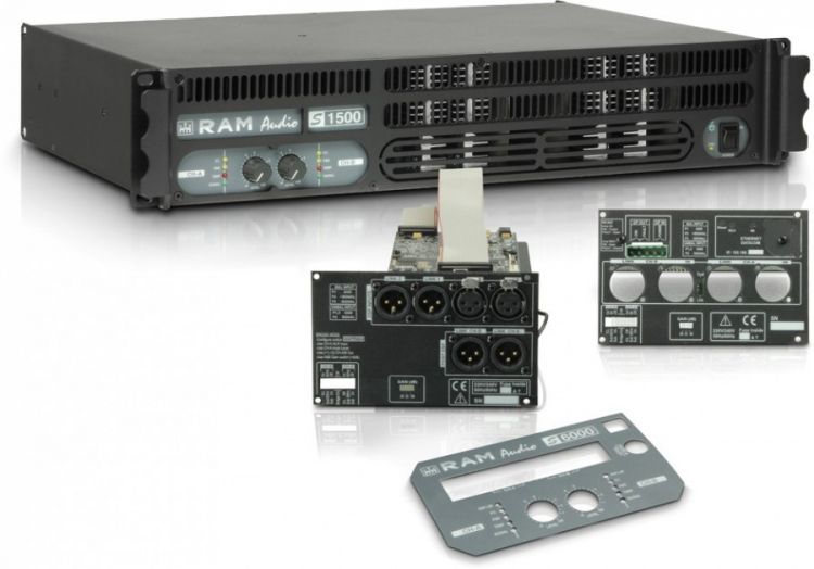 Ram Audio S 1500 DSP GPIO PA Endstufe 2 x 880 W 2 Ohm inkl. DSP-  und GPIO