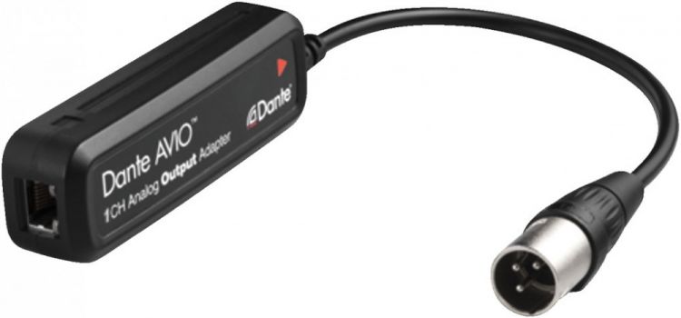 MONACOR ADP-DAO-0X1 Dante®-AVIO-Analog-Output-Adapter