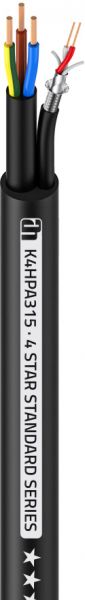 Adam Hall Cables 4 STAR HPA 315 - Hybridkabel Strom- & Audio 3 x 1,5 mm² & 2 x 0,22 mm²
