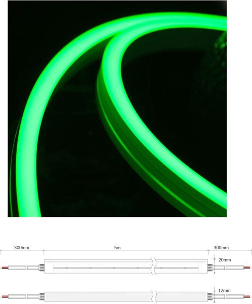 ISOLED LED NeonPRO Flexband 1220, 24V, 15W, IP67, 3500K, 120 LED/m
